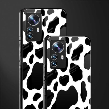 cow fur back phone cover | glass case for xiaomi 12 pro