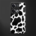 cow fur back phone cover | glass case for oppo reno 8
