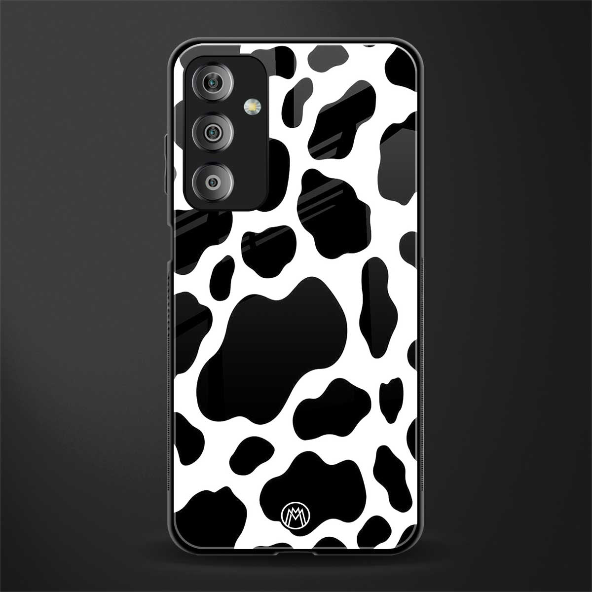 cow fur back phone cover | glass case for samsung galaxy f23 5g