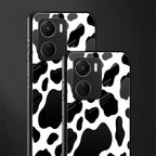 cow fur back phone cover | glass case for vivo y16