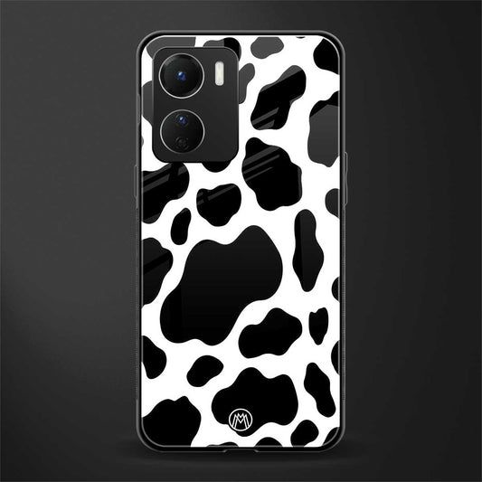 cow fur back phone cover | glass case for vivo y16