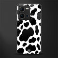 cow fur back phone cover | glass case for vivo y35 4g