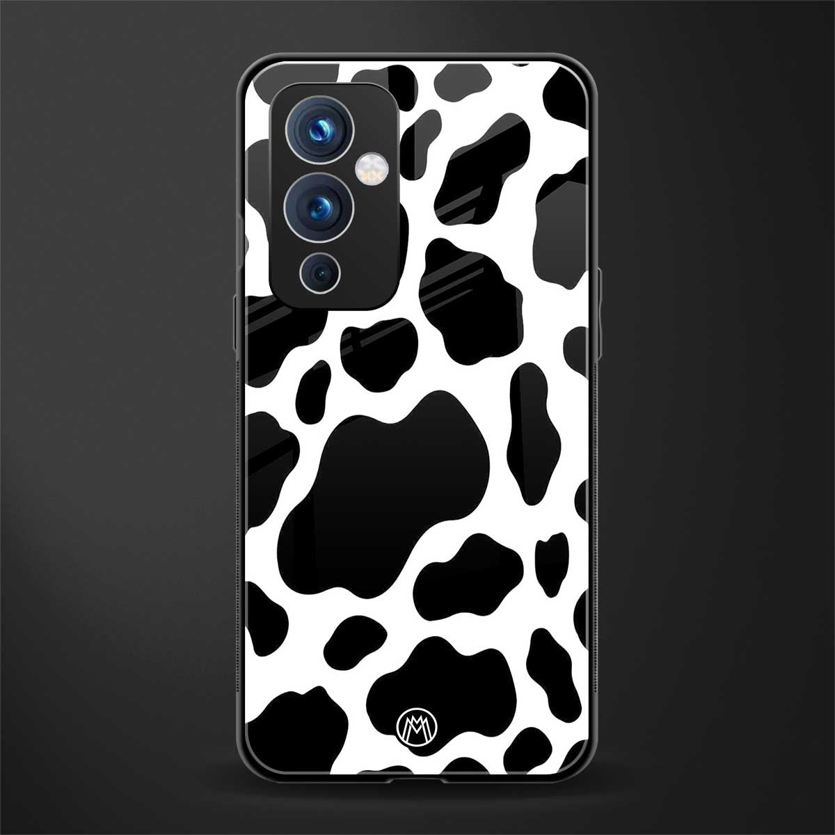 cow fur back phone cover | glass case for oneplus 9