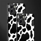 cow fur back phone cover | glass case for vivo y72