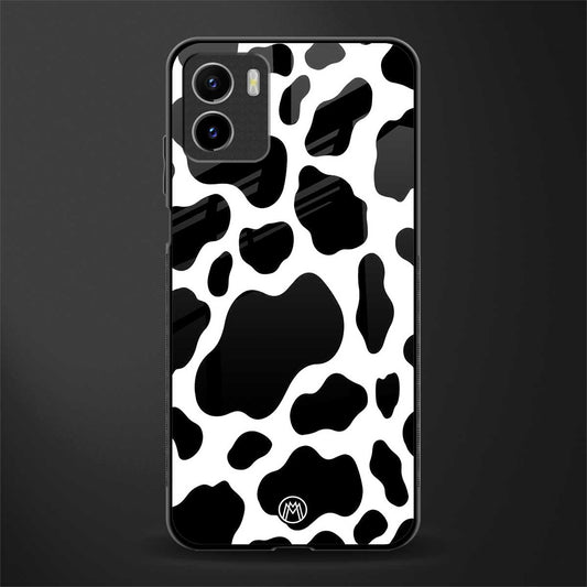 cow fur back phone cover | glass case for vivo y72