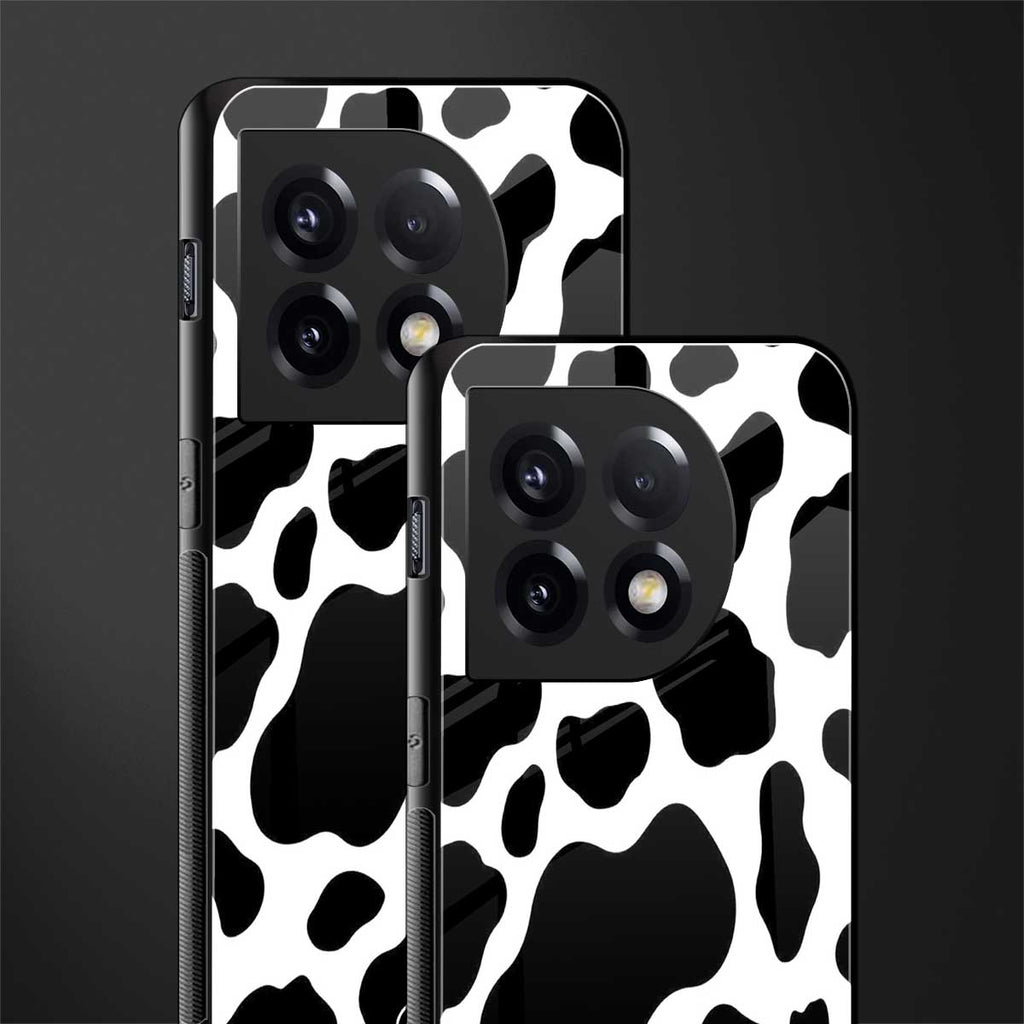 cow fur back phone cover | glass case for oneplus 11