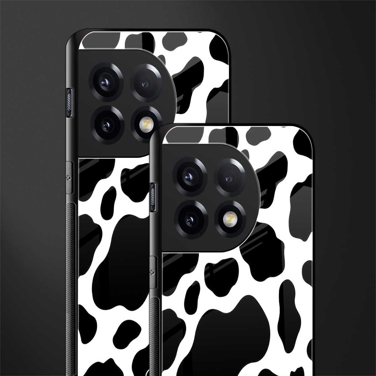 cow fur back phone cover | glass case for oneplus 11r