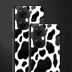 cow fur back phone cover | glass case for oneplus nord ce 3 lite