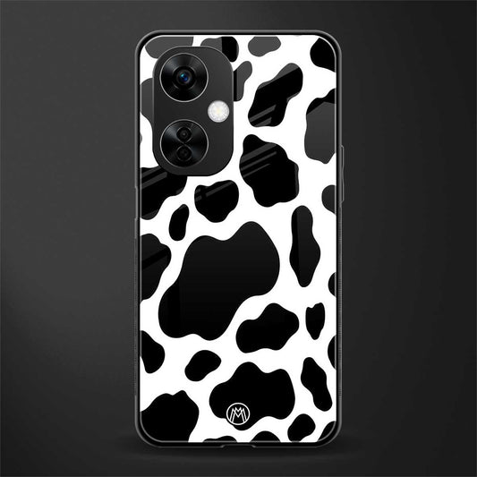 cow fur back phone cover | glass case for oneplus nord ce 3 lite