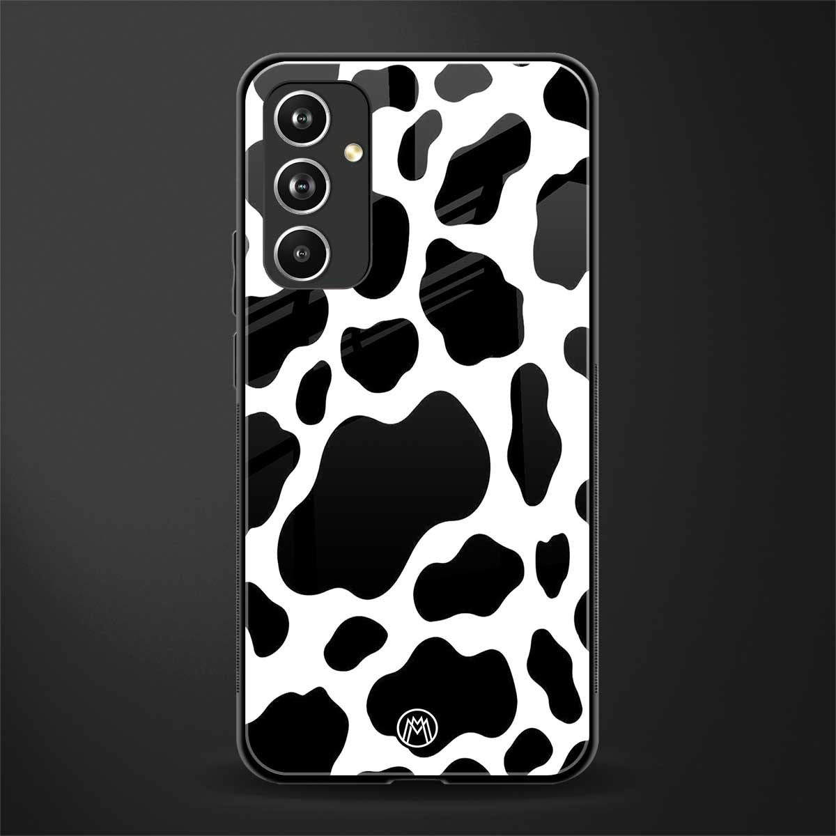 cow fur back phone cover | glass case for samsung galaxy a54 5g