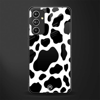 cow fur back phone cover | glass case for samsung galaxy a54 5g