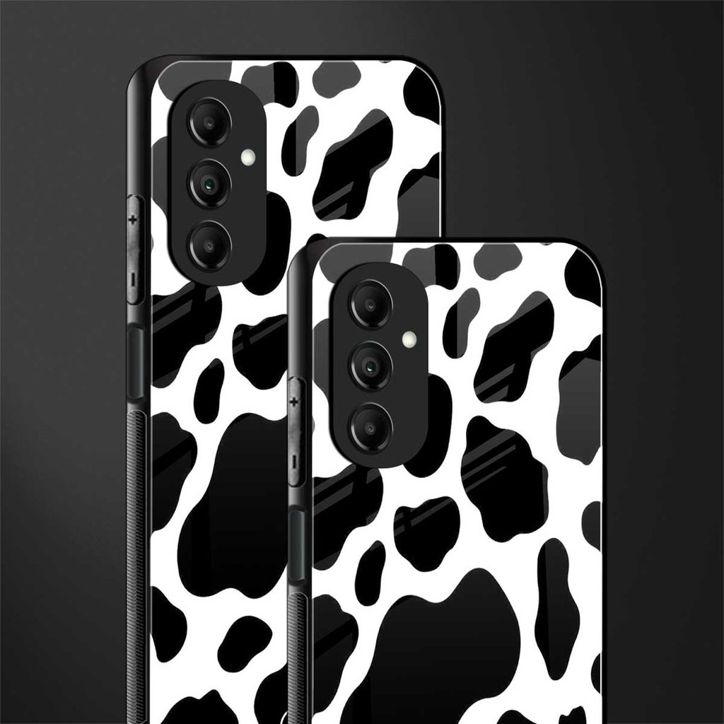 cow fur back phone cover | glass case for samsung galaxy a14 5g