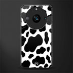 cow fur back phone cover | glass case for realme 11 pro 5g