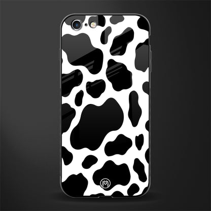 cow fur glass case for iphone 6 plus image