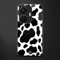 cow fur back phone cover | glass case for vivo t1 44w 4g