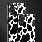 cow fur back phone cover | glass case for samsun galaxy a24 4g