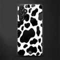 cow fur back phone cover | glass case for samsun galaxy a24 4g
