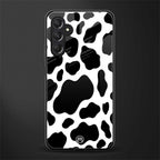cow fur back phone cover | glass case for samsun galaxy a24 4g