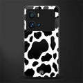 cow fur back phone cover | glass case for iQOO 9 Pro