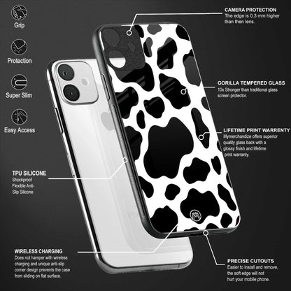 cow fur back phone cover | glass case for samsung galaxy a14 5g
