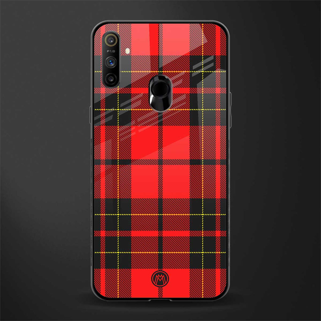 cozy red sweater glass case for realme narzo 10a image