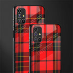 cozy red sweater glass case for samsung galaxy m31s image-2