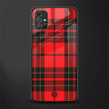 cozy red sweater glass case for samsung galaxy m51 image
