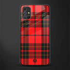 cozy red sweater glass case for samsung galaxy m51 image