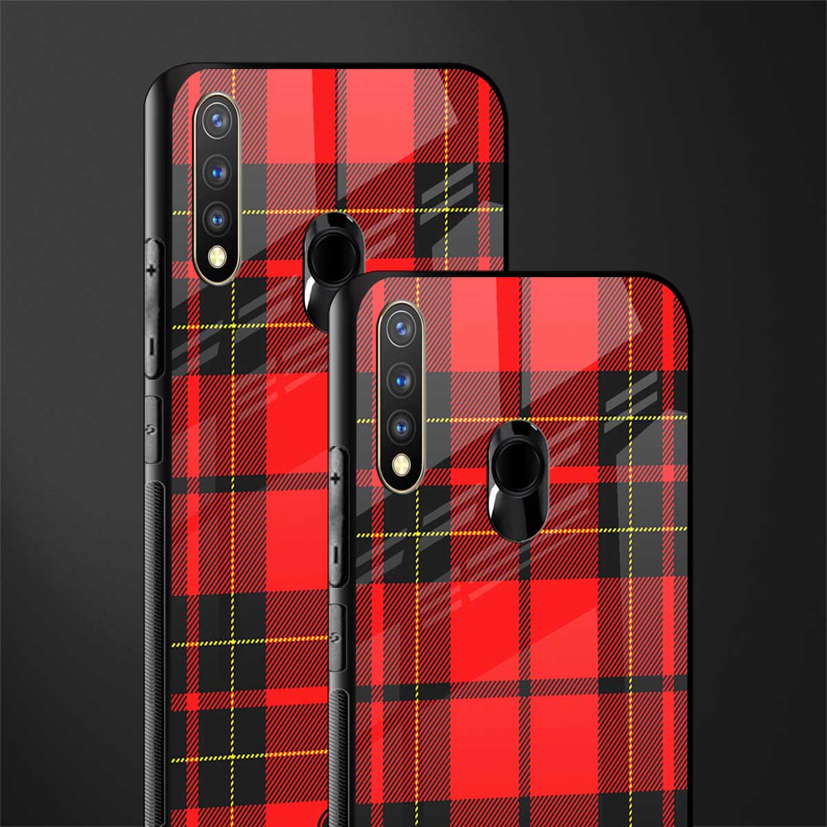 cozy red sweater glass case for vivo y19 image-2