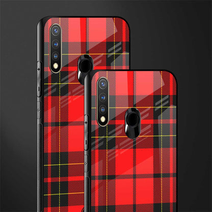 cozy red sweater glass case for vivo y19 image-2