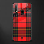 cozy red sweater glass case for vivo u20 image