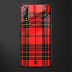 cozy red sweater glass case for vivo s1 image