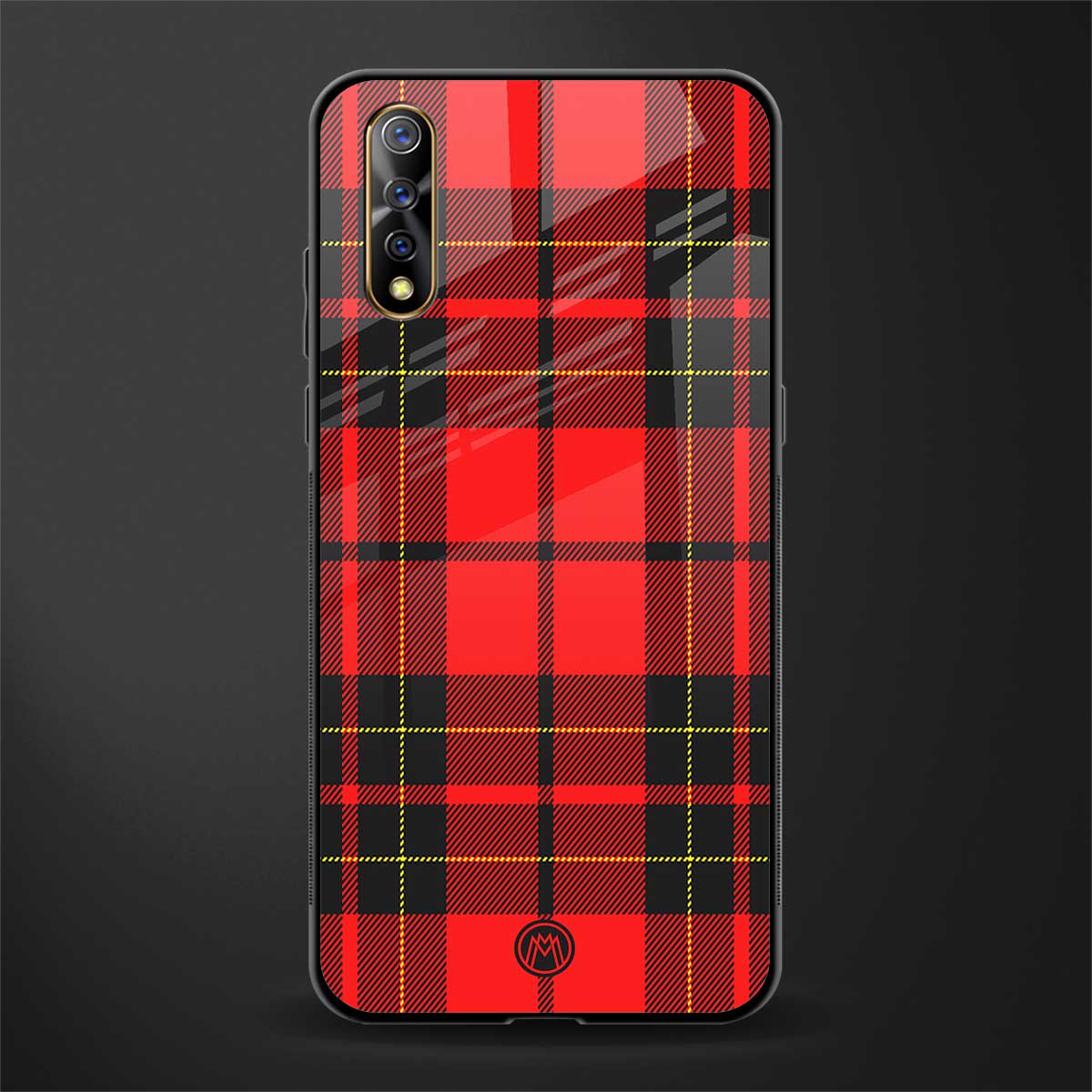 cozy red sweater glass case for vivo z1x image