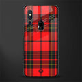 cozy red sweater glass case for vivo v15 image