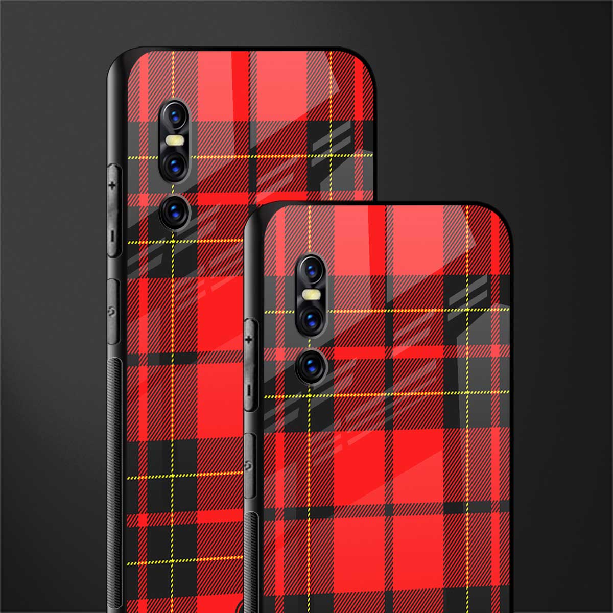 cozy red sweater glass case for vivo v15 pro image-2