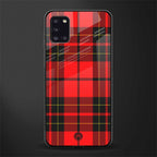 cozy red sweater glass case for samsung galaxy a31 image