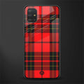 cozy red sweater glass case for samsung galaxy a51 image