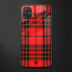 cozy red sweater glass case for samsung galaxy a51 image