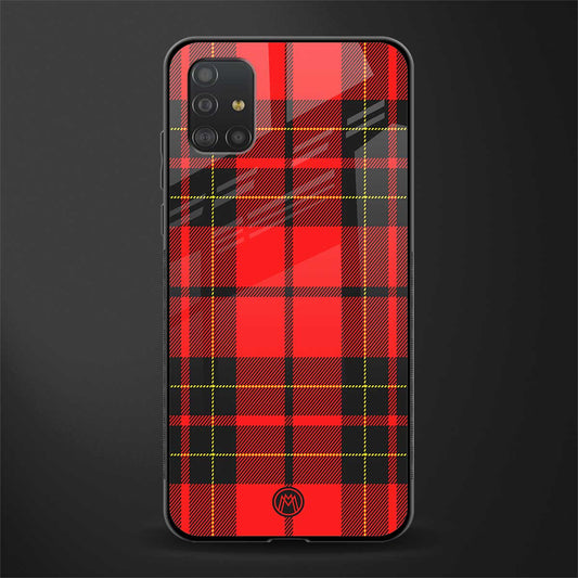 cozy red sweater glass case for samsung galaxy a51 image