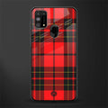 cozy red sweater glass case for samsung galaxy f41 image
