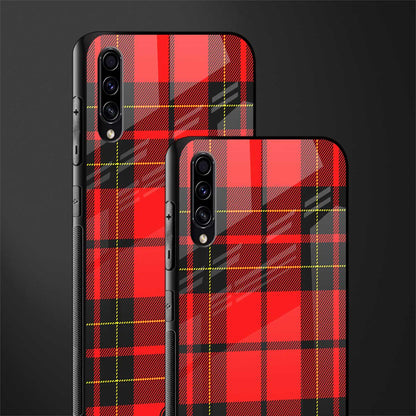cozy red sweater glass case for samsung galaxy a70 image-2