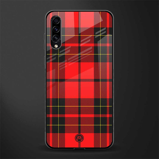 cozy red sweater glass case for samsung galaxy a70 image