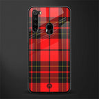cozy red sweater glass case for redmi note 8 image