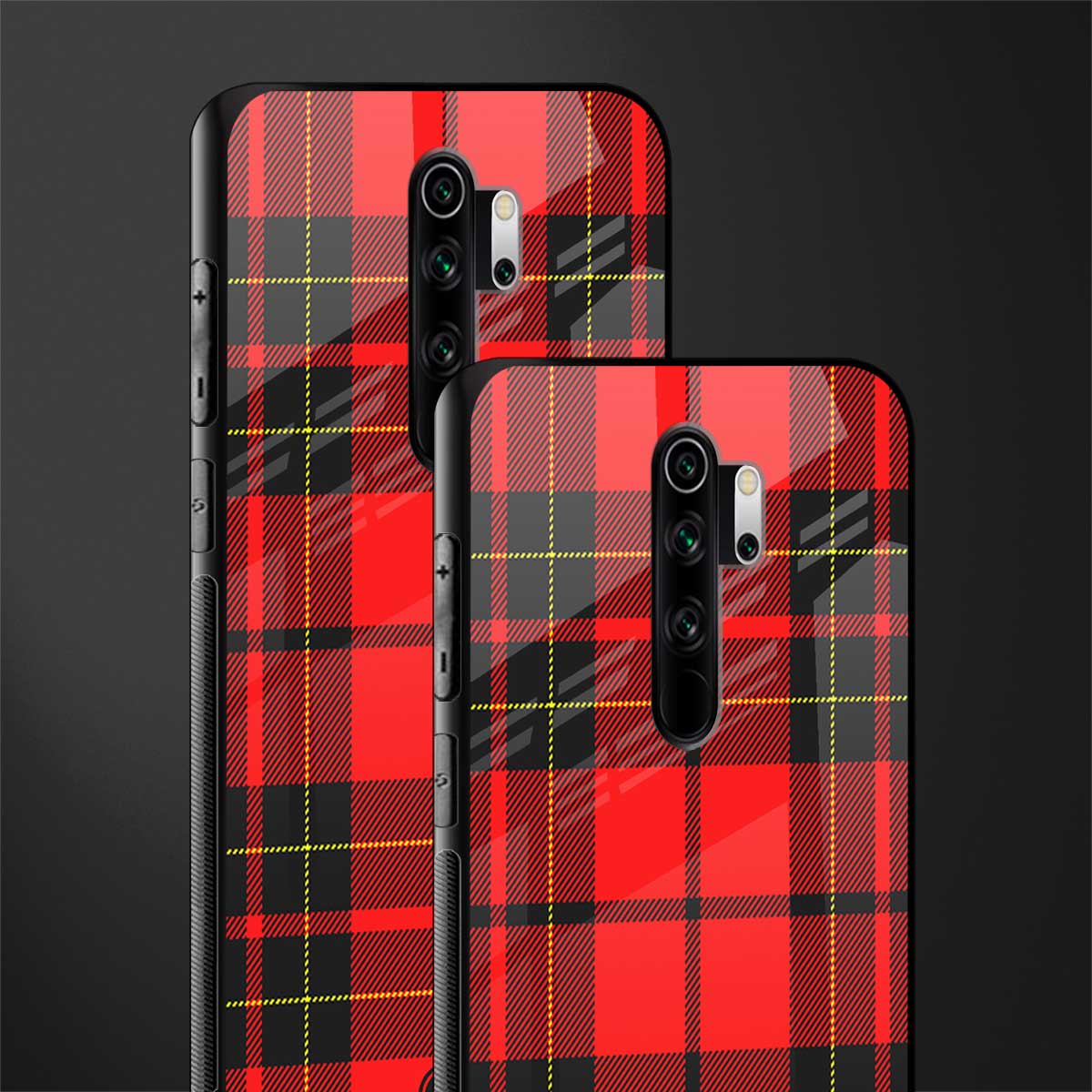 cozy red sweater glass case for redmi note 8 pro image-2