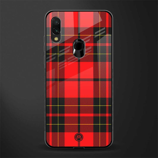 cozy red sweater glass case for redmi note 7 pro image