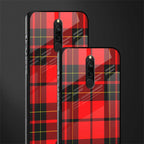 cozy red sweater glass case for redmi 8 image-2