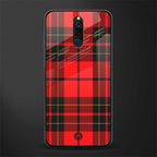 cozy red sweater glass case for redmi 8 image