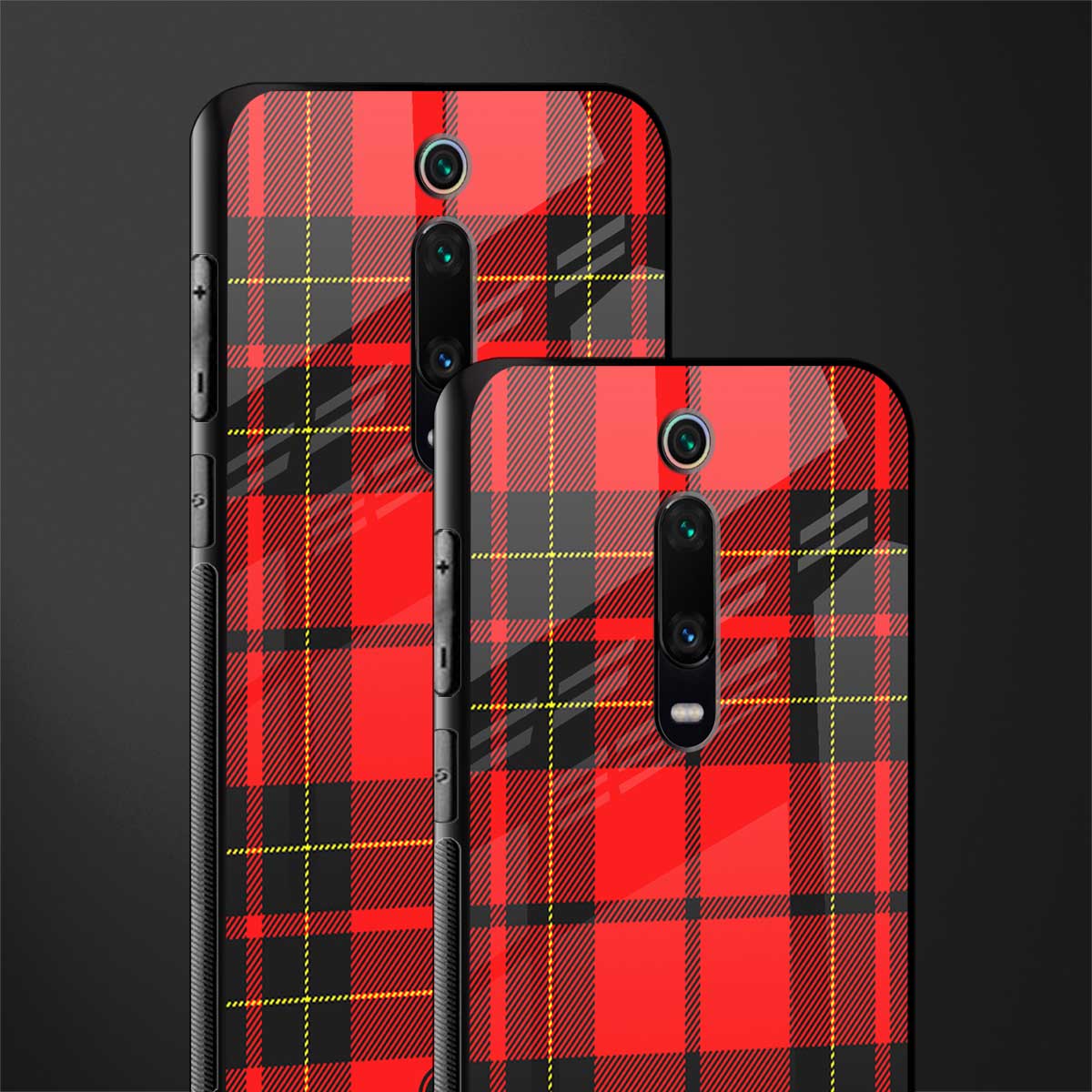 cozy red sweater glass case for redmi k20 pro image-2