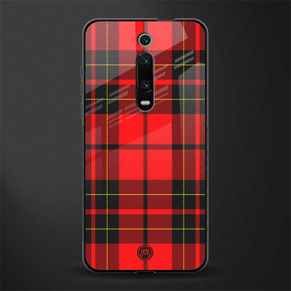cozy red sweater glass case for redmi k20 image