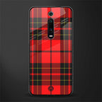 cozy red sweater glass case for redmi k20 pro image